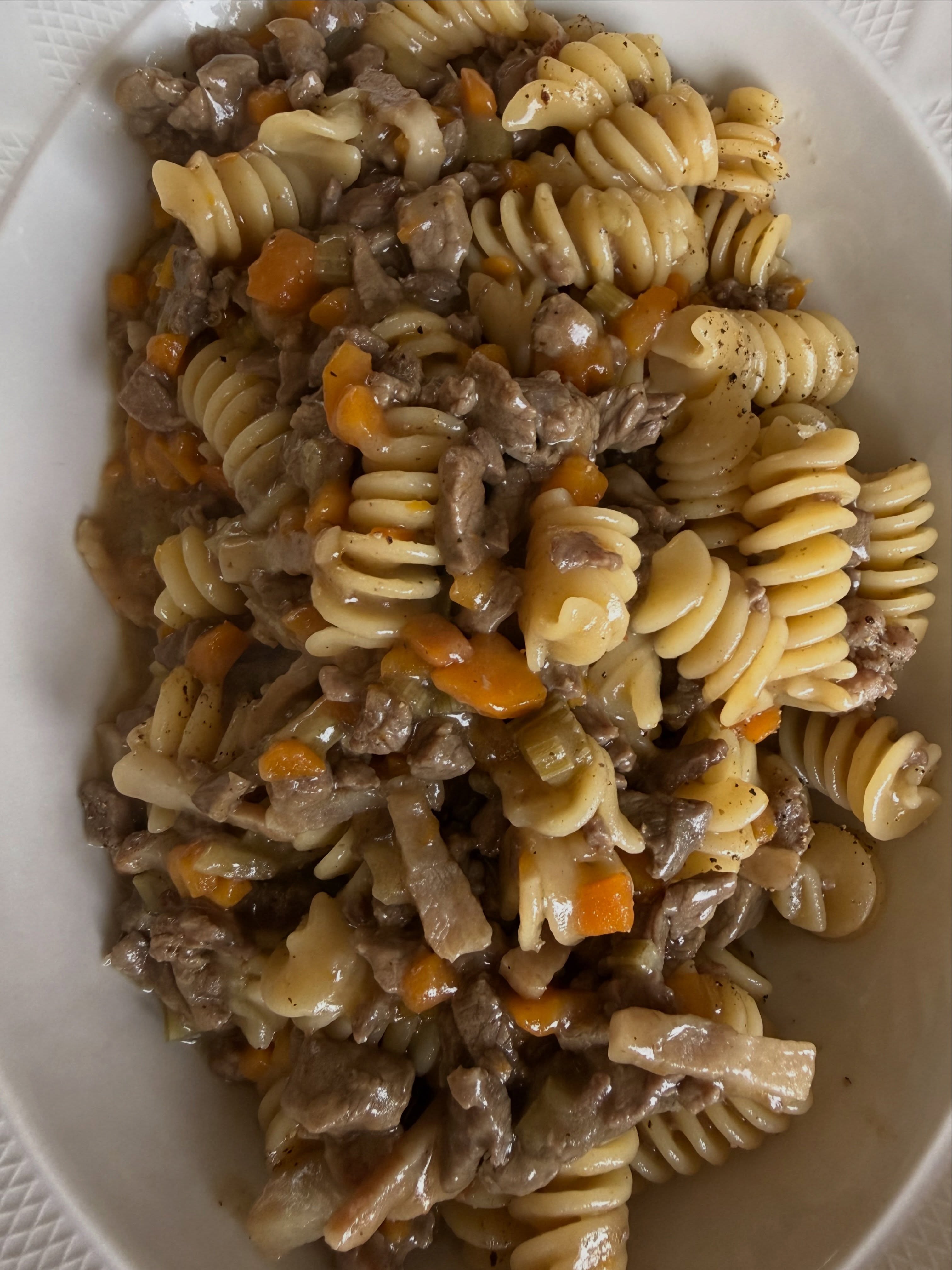 Pasta con Ragù Bianco
